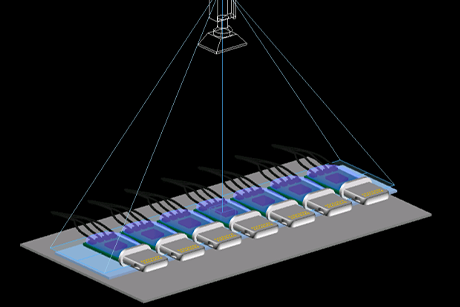 Data cable UV glue defect detection equipment